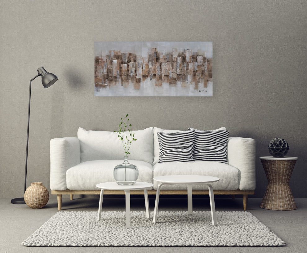 "Abstract Desert Dunes" Hand Painted Canvas Artwork; Fine Art; Modern Artwork