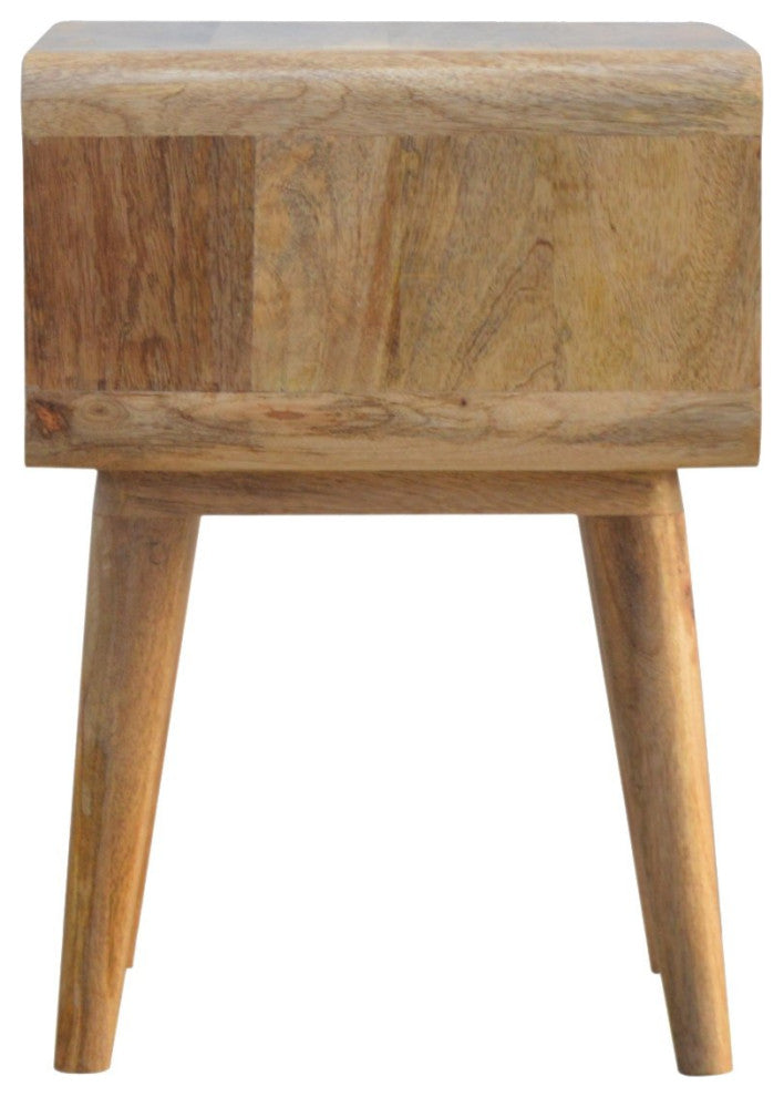 Curved Open Nightstand