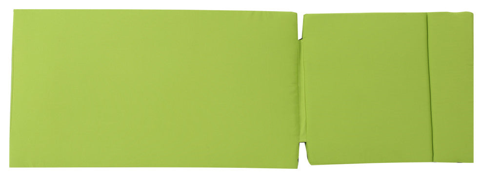 GDF Studio Albany Outdoor Chaise Lounge Cushion, Set of 2, Green
