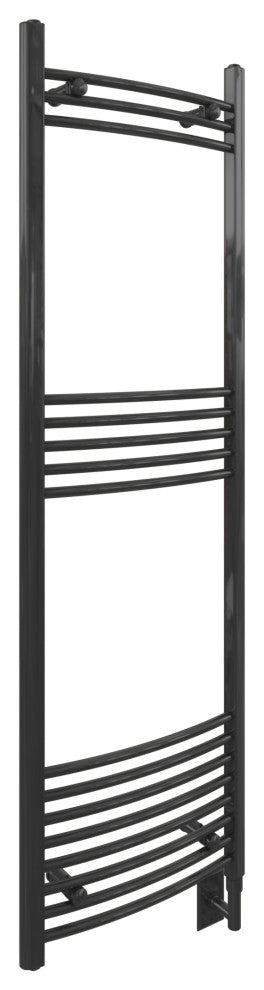 Themis Wall Mounted Electric Towel Warmer, Black