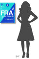 "FRA Frankfurt Luggage Tag 1" Fine Art Print