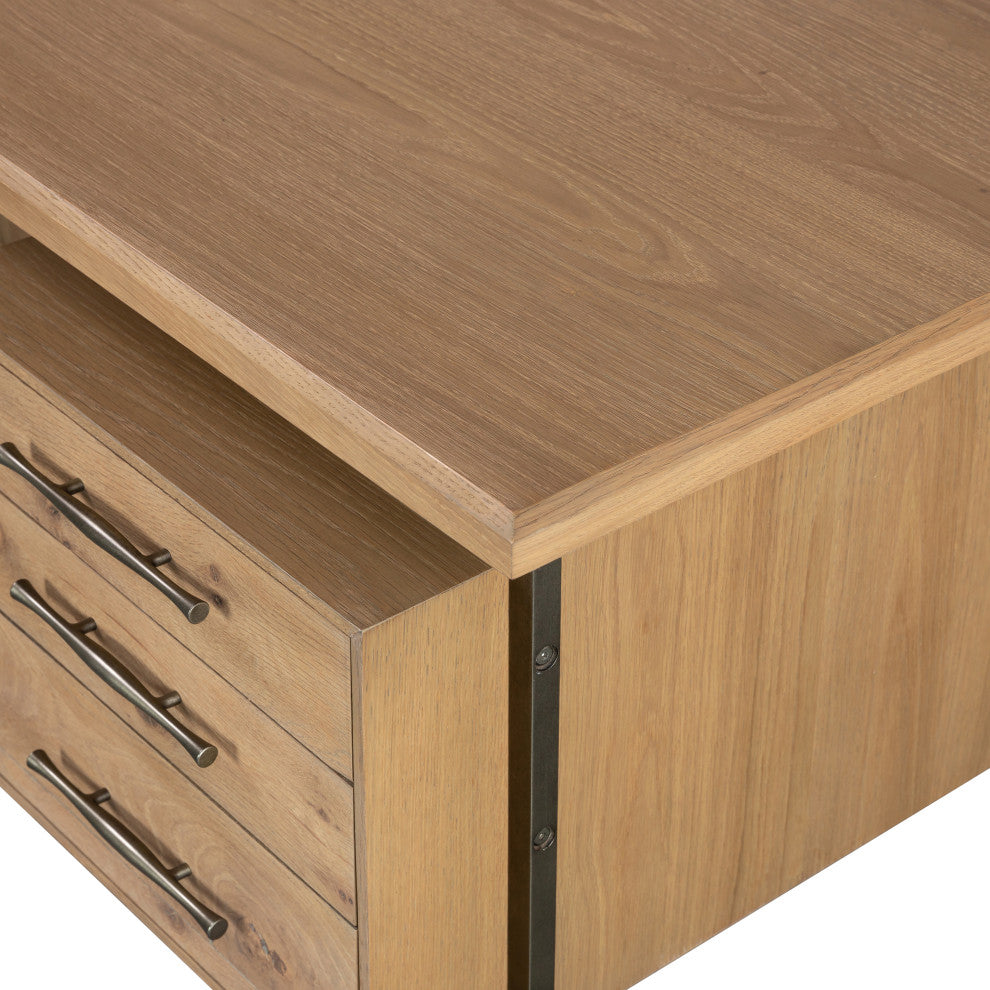 Lauren Desk-Natural Oak Solid