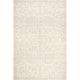 Gretel Wool and Cotton Area Rug, Beige 3'x5'
