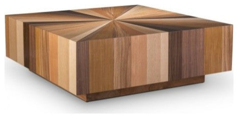 IE Series Sun Coffee Table, Mixed Wood