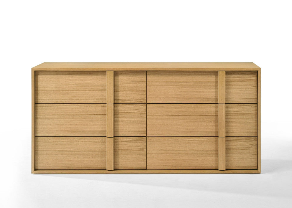 Nova Domus Berlin Modern Natural Oak Bedroom Set, California King