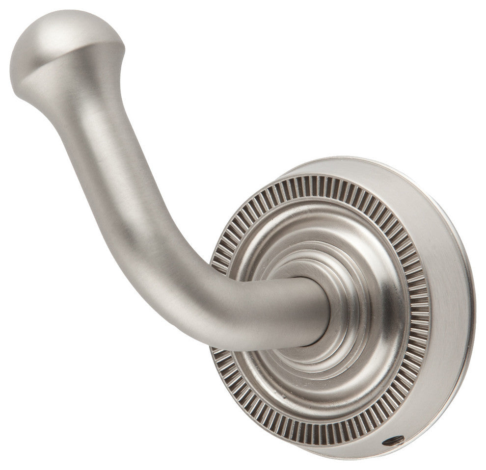 Sumner Street Home Hardware Minted Coat Hook, Satin Nickel