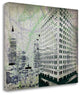 "Cityscape II" By Art Roberts,Ready to Hang Giclee Print on Gallery Wrap Canvas