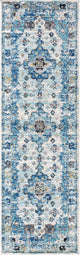 Modern Persian Boho Vintage Medallion Area Rug, 2x8