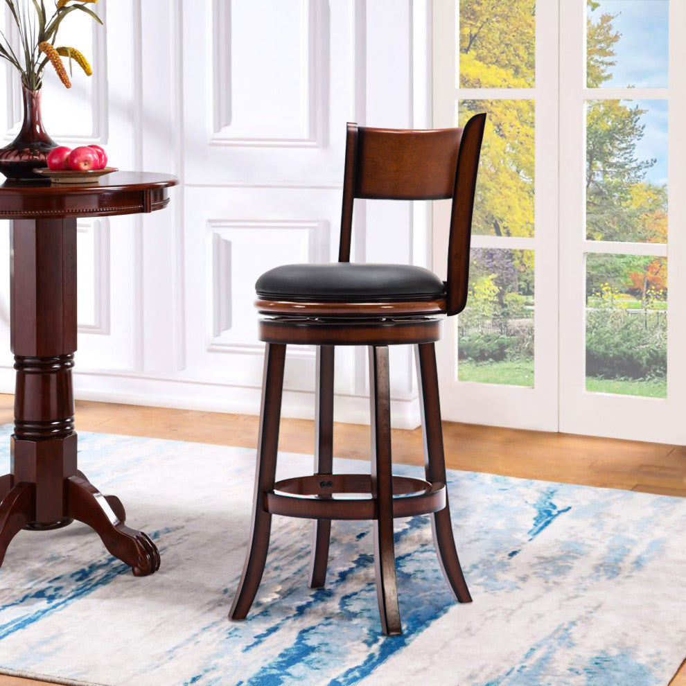 29" Palmetto Swvl Stool, Brandy