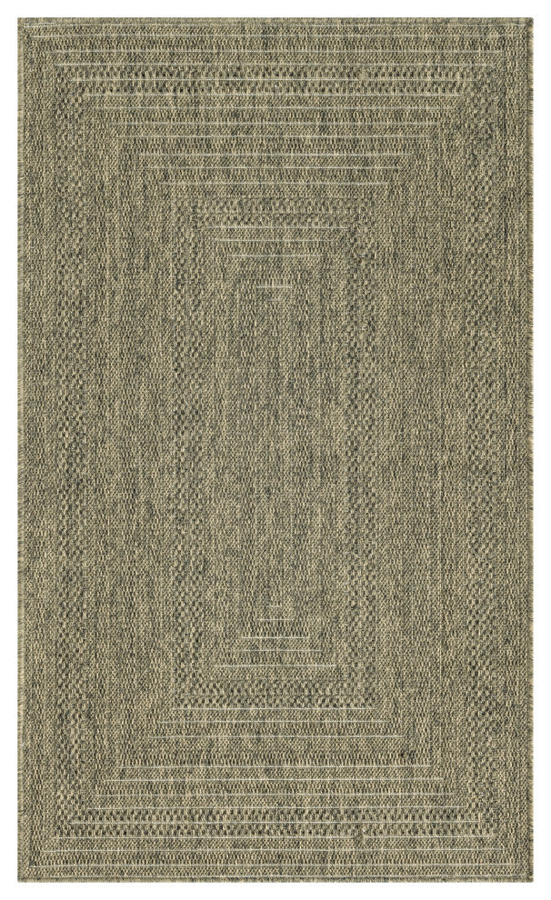 Nourison Tulum 2' x 3' Olive Outdoor Rug
