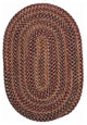 Colonial Mills Twilight TL70 Rosewood Traditional Area Rug, Oval 7'x9'