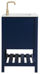 Tucker Blue 30" Single Sink Bathroom Vanity