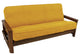 Solid Microsuede 8 to 9" Full Futon Cover, Lemon