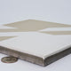 8"x8" Tantan Handmade Cement Tile, Tan/White, Set of 12