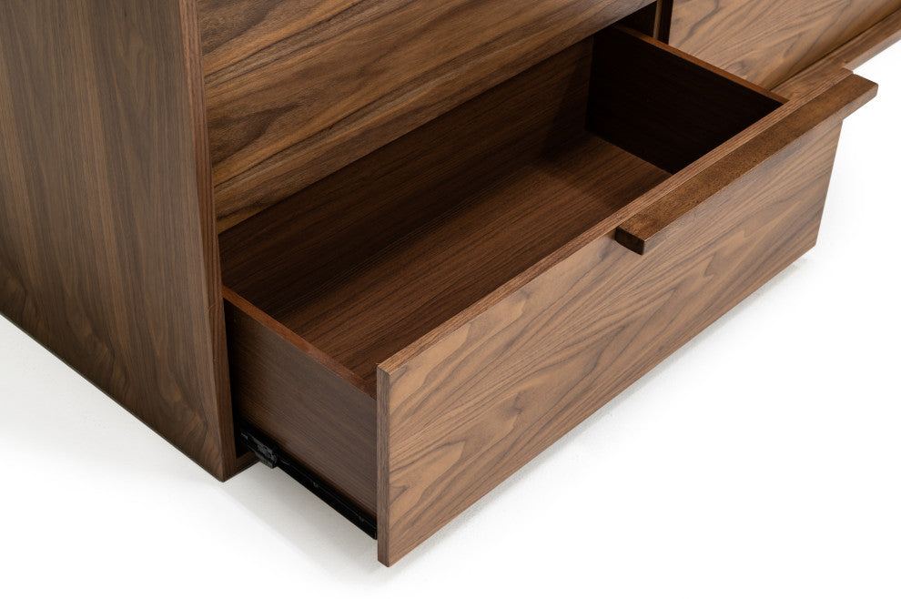 Modrest Amberlie Modern Walnut Dresser