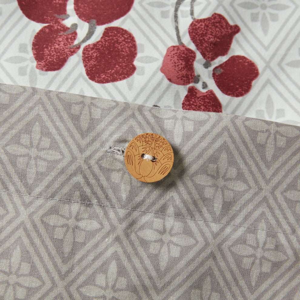 N Natori Cherry Blossom Duvet Cover Mini Set, Queen