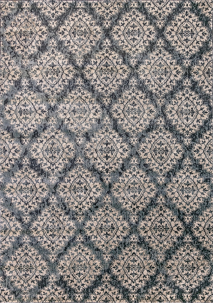 Melody Blue Rug, 5'3"x7'7"