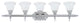 French Regency Bath Light, Chrome