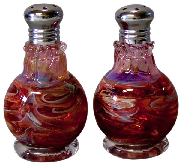 Junior Cloud Red Salt and Pepper Shaker Set
