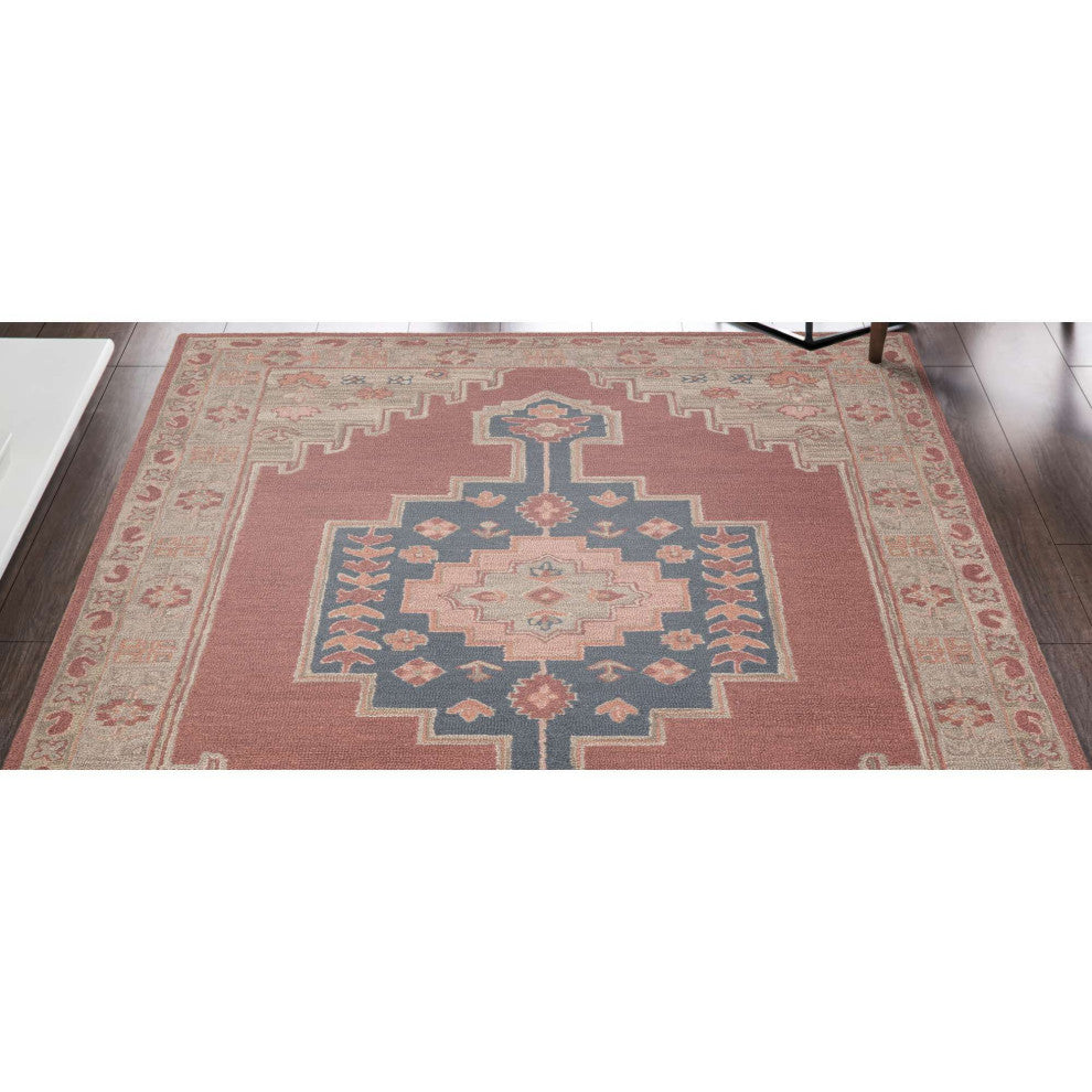 Noble Sarah Area Rug, Red, 5'x8'