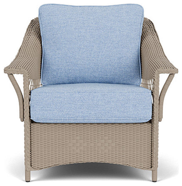 Lloyd Flanders Nantucket Lounge Chair, French Beige, Demo Skyway