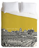 Deny Designs Bird Ave Georgia Tech Yellow Duvet Cover - Lightweight