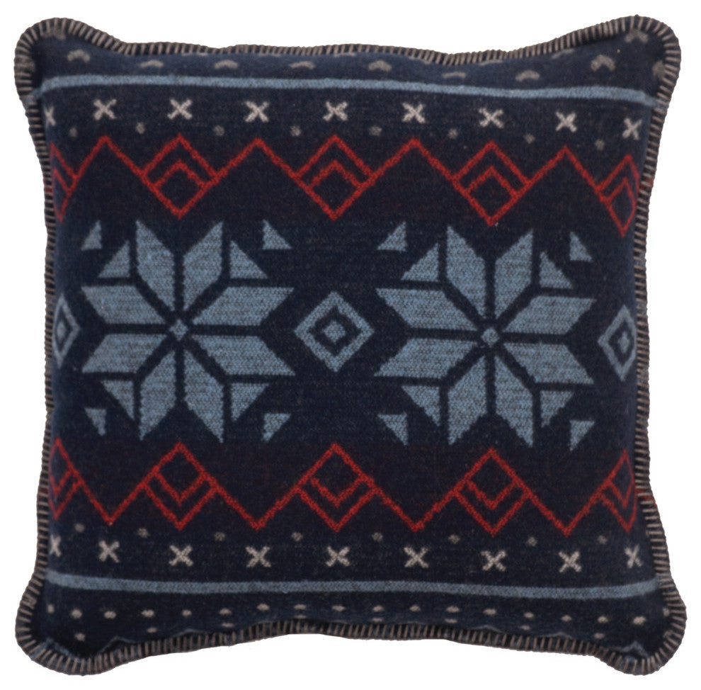 Nordic Blanket Stitched Pillow