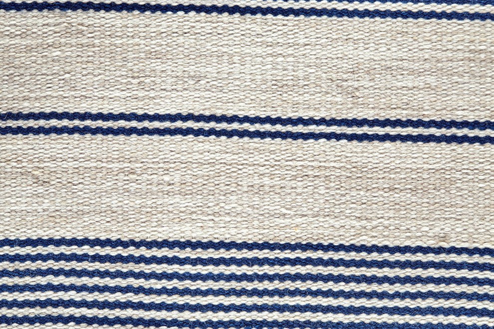 Weave & Wander Granberg Eco-Friendly PET Rug, Navy, 2' X 3'
