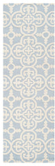 Safavieh Cambridge Cam133A Light Blue, Ivory Area Rug, 2'6" X 12'0"