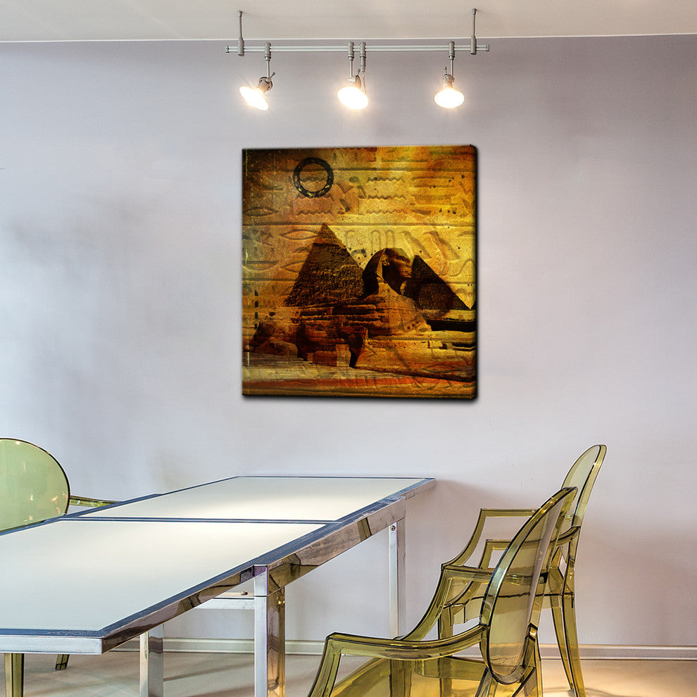 Egyptian Pyramid Canvas Wall Art