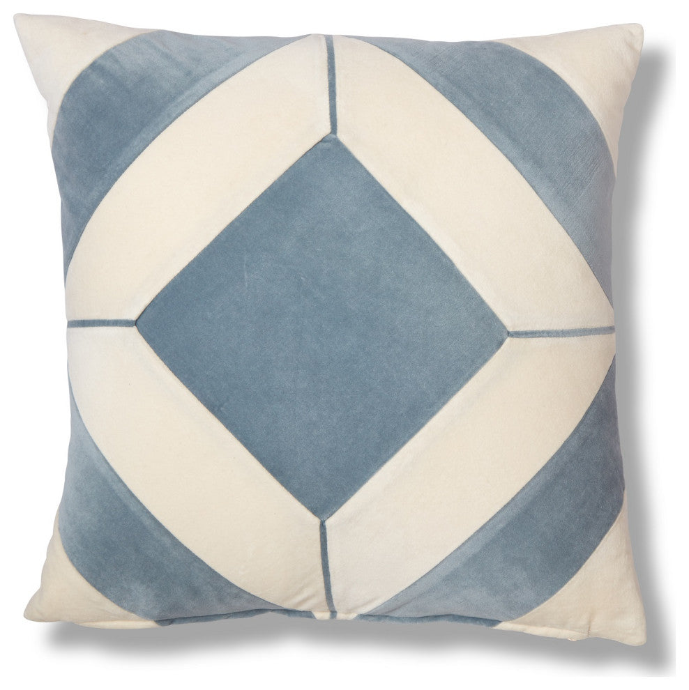 Diamond Pillow, Blue