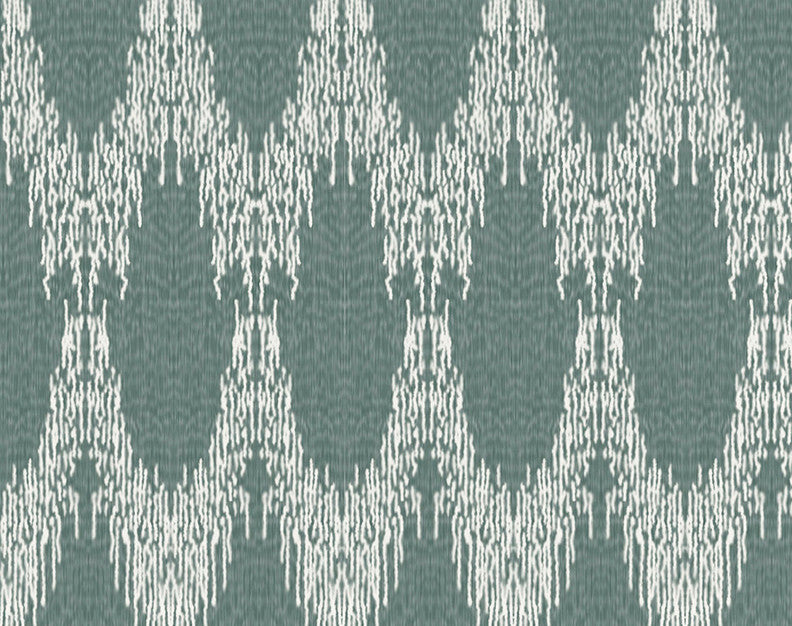 Mudcloth, Geometric Print Hand Towel, Green, 18 x 30"