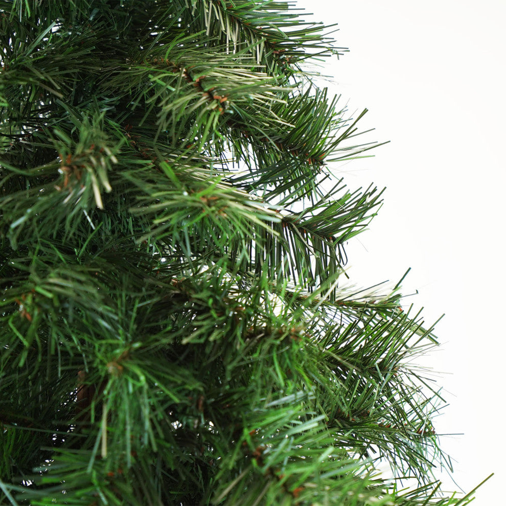 4.5' X, 24" Traditional Woodland Alpine Artificial Christmas Tree, Unlit