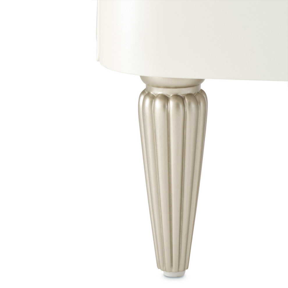 London Place Display Cabinet - Creamy Pearl