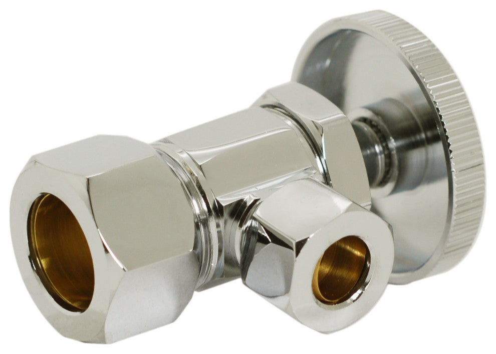 Supply Kit - 5/8" Od X 3/8" Od X 20" Corrugated In Polished Chrome, Polished Nickel
