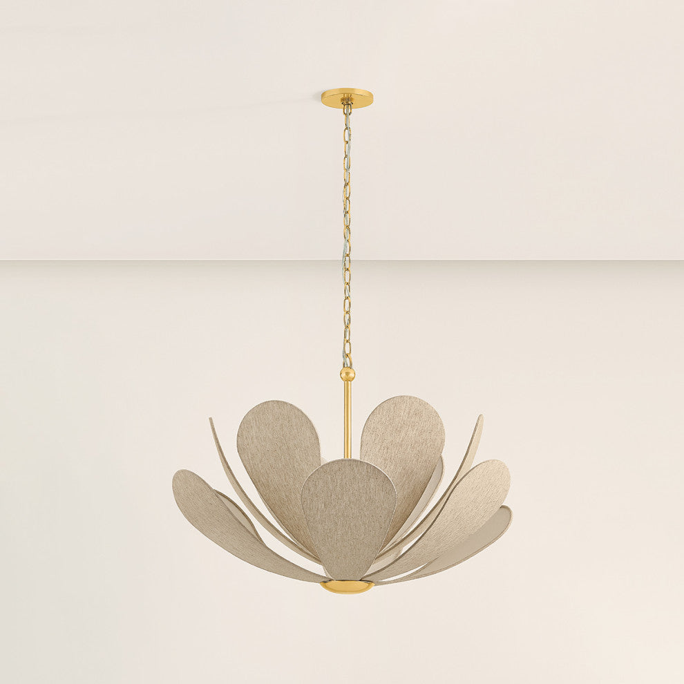 Mitzi Nadine Chandelier Aged Brass