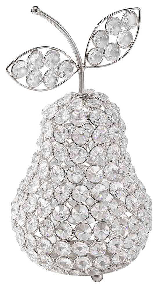 Crystal Silver Pear