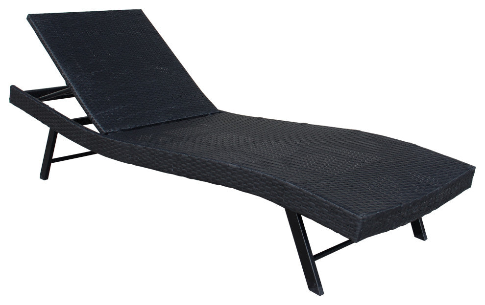 Twin Faro Chaise Lounge - Black