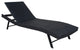 Twin Faro Chaise Lounge - Black