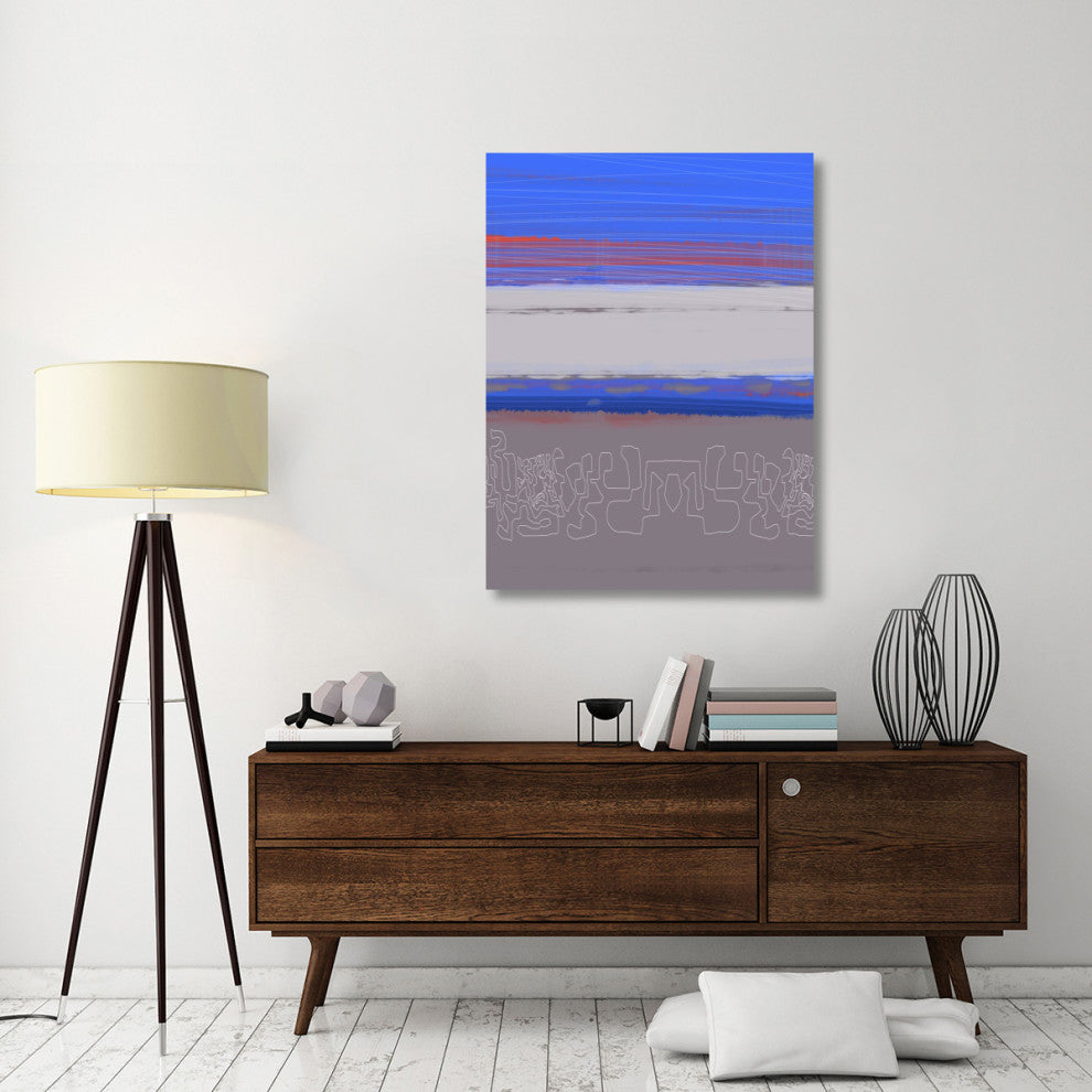 "Abstract  Blue View 1" Fine Art Print