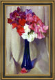 W Herbert Dunton Sweetpea  Framed Premium Canvas Print, 18"x27"