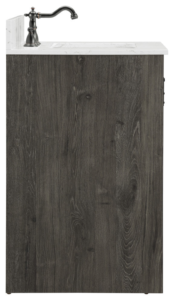 Rafter 42" Bathroom Vanity, Charcoal Gray