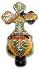 Holy Water Font 5.75"W x 10.5"H, Decoration F