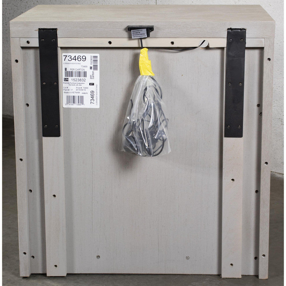 Riverside Furniture Cascade Two Drawer Nightstand