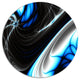 Fractal Artwork For Creative Design, Abstract Round Wall Art, 23"
