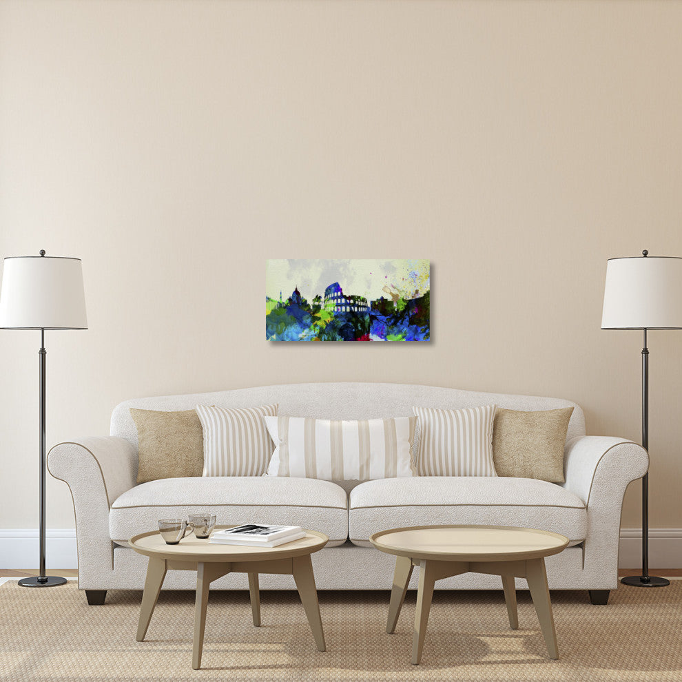 "Rome City Skyline" Fine Art Print