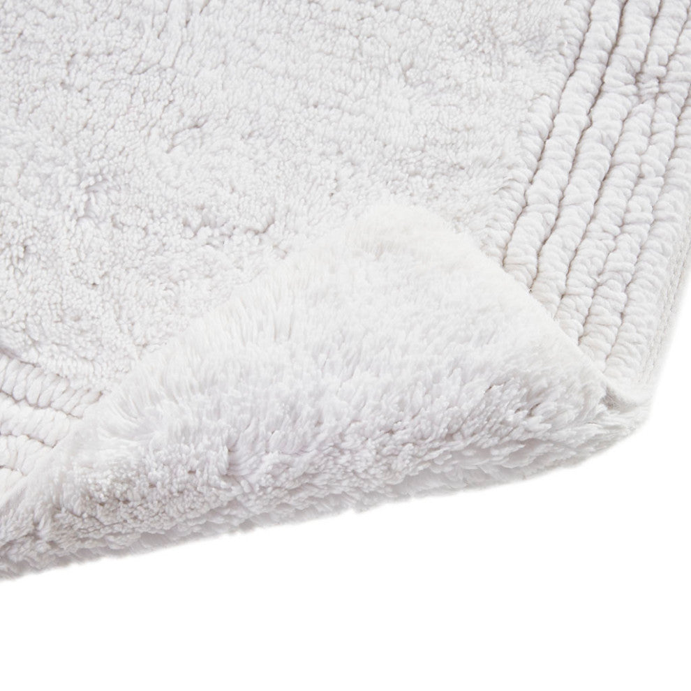Madison Park Signature Splendor 100% Cotton Tufted 3000 GSM Reversible Bath Rug