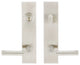 Aurora Lever, Tubular Entry, Single Cylinder, Right Hand, Satin Stainless Steel