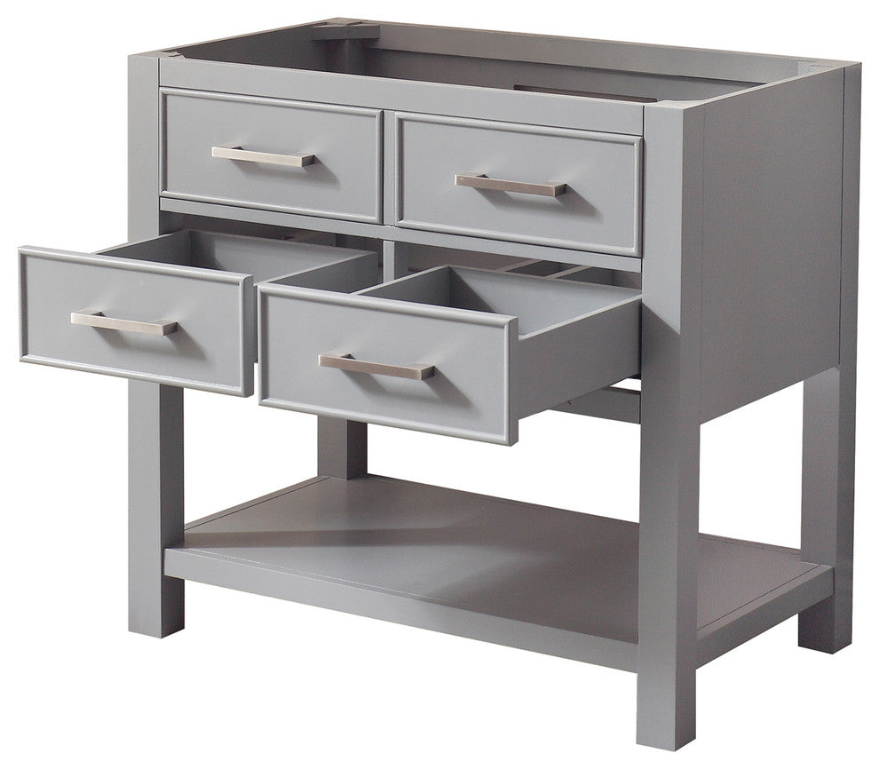 Avanity Brooks 36" Vanity Only, Chilled Gray Finish