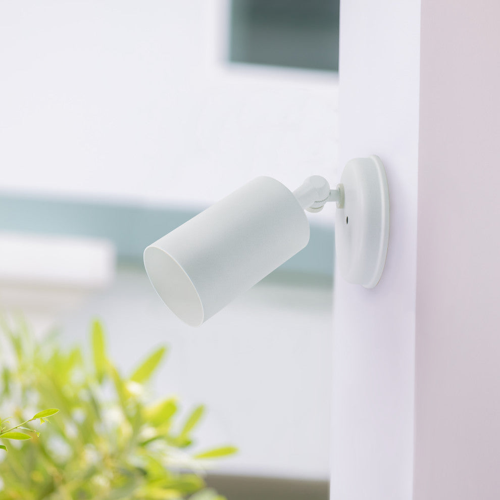 NICOR Single Cylinder Bullet Outdoor Lighting, White